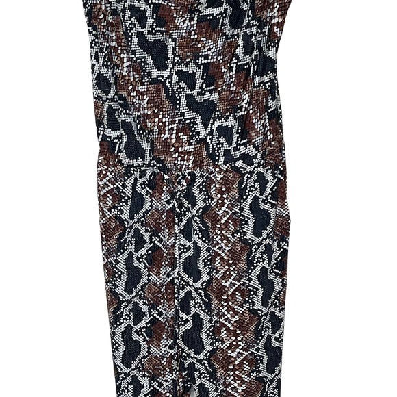 Veronica M Bias Tank Jumpsuit In Mikael Snake Reptile Print Women Size XS NWT‎ - Picture 3 of 8